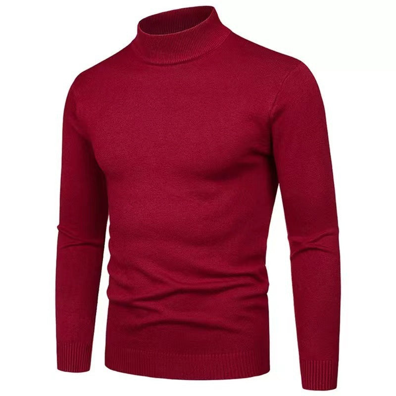Men's turtleneck sweater made of high-quality knit material Lisslune
