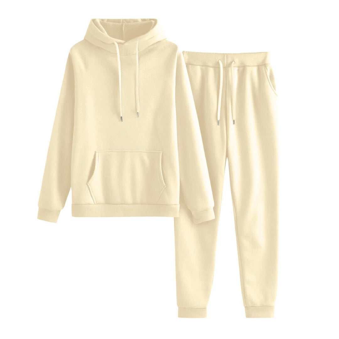 Women's hoodie and jogger set in a casual cut with practical pockets Lisslune
