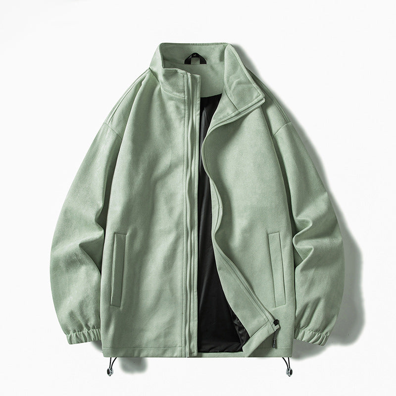 Men's fleece jacket with elastic cuffs and practical pockets Lisslune