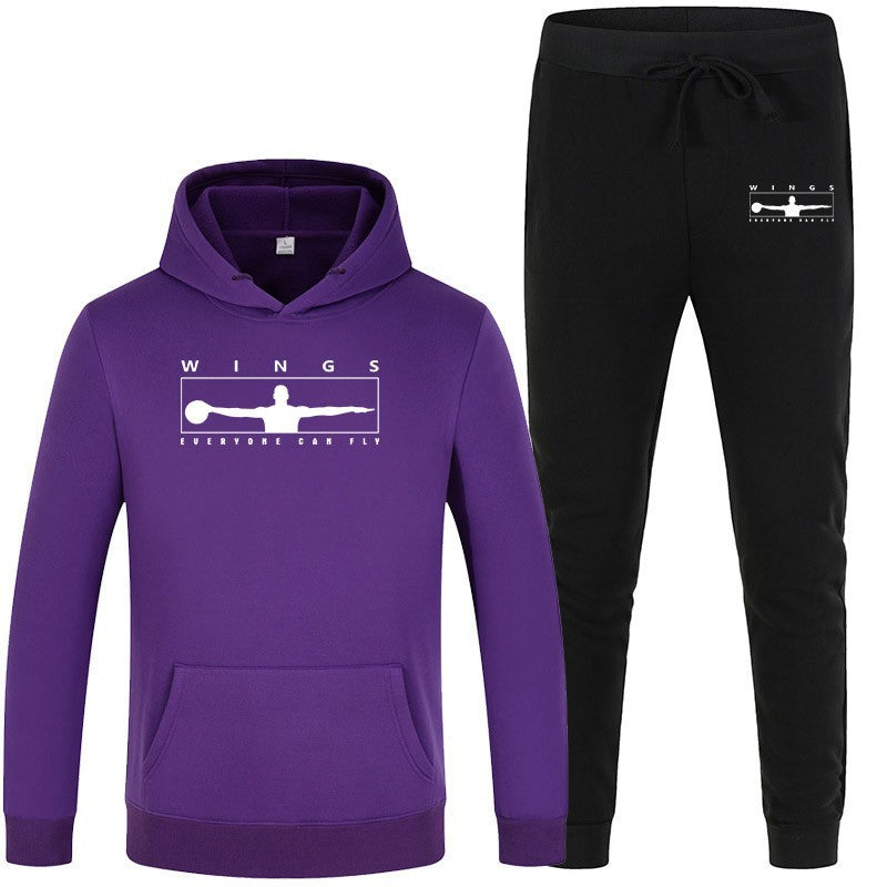 Women's jogging suit with modern logo and comfortable kangaroo pockets Lisslune