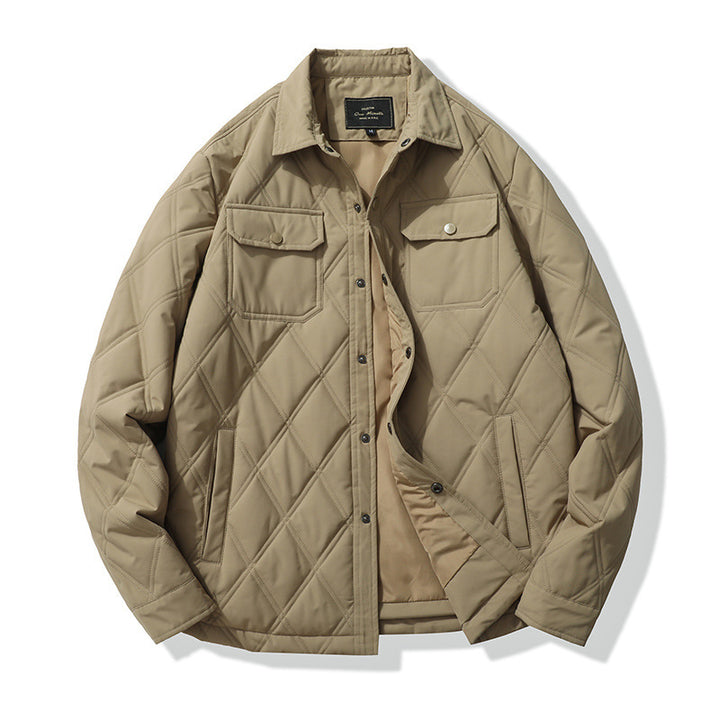 Men's Quilted Leisure Jacket with Practical Pockets Lisslune