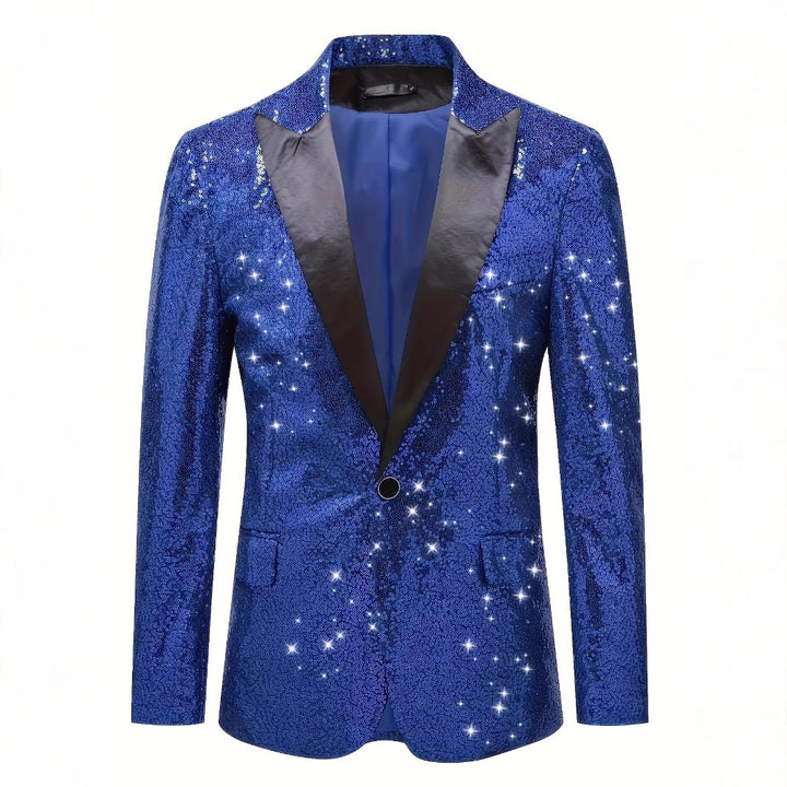 Men's Glamorous Sequin Blazer Lisslune