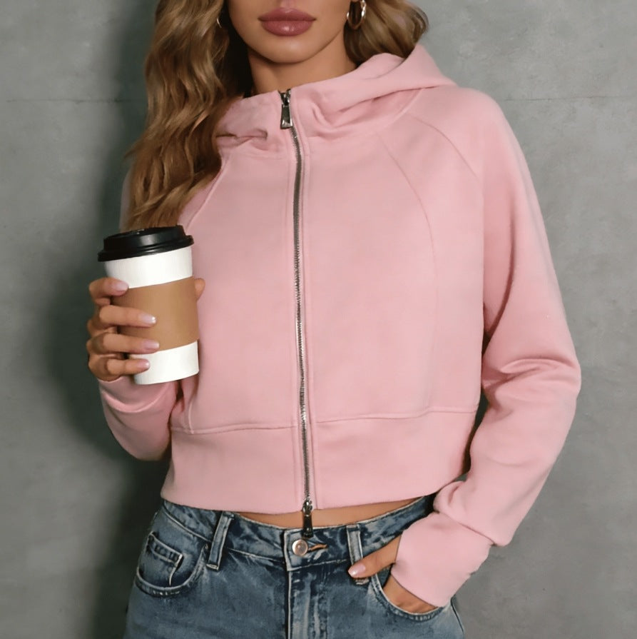 Ladies sporty and fashionable jacket with hood Lisslune