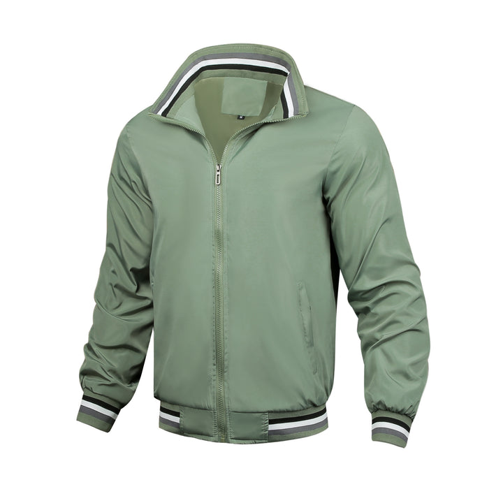 Men's sporty windbreaker with textured collar and breathable technology Lisslune