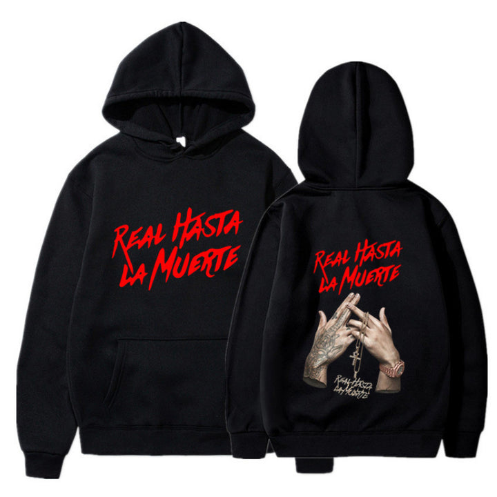 Women's hoodie with eye-catching lettering in urban style Lisslune