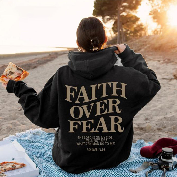 Women's hoodie with inspiring lettering and high-quality craftsmanship Lisslune
