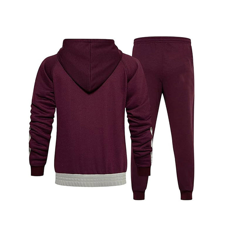 Men's sporty tracksuit with high collar and practical pockets Lisslune