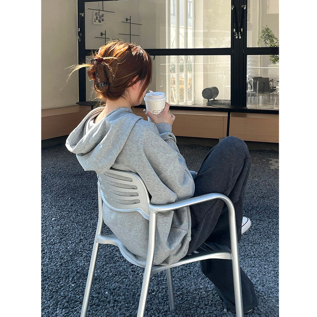 Women's hoodie with casual lettering and comfortable fit Lisslune