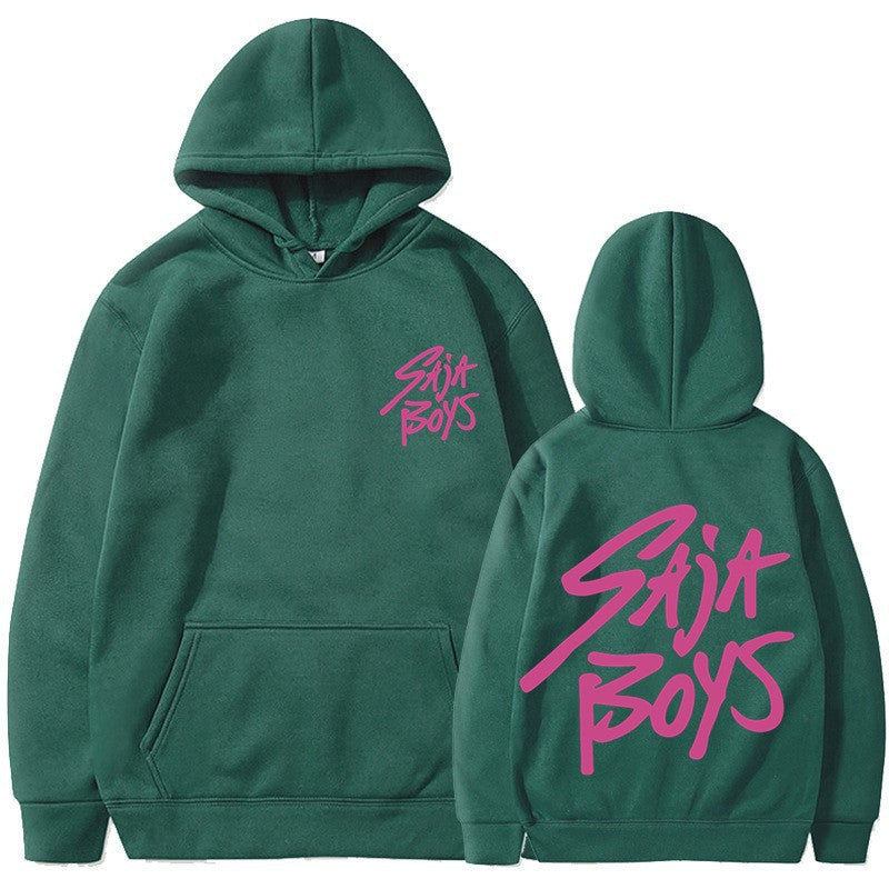 Women's hoodie with distinctive lettering and kangaroo pocket Lisslune