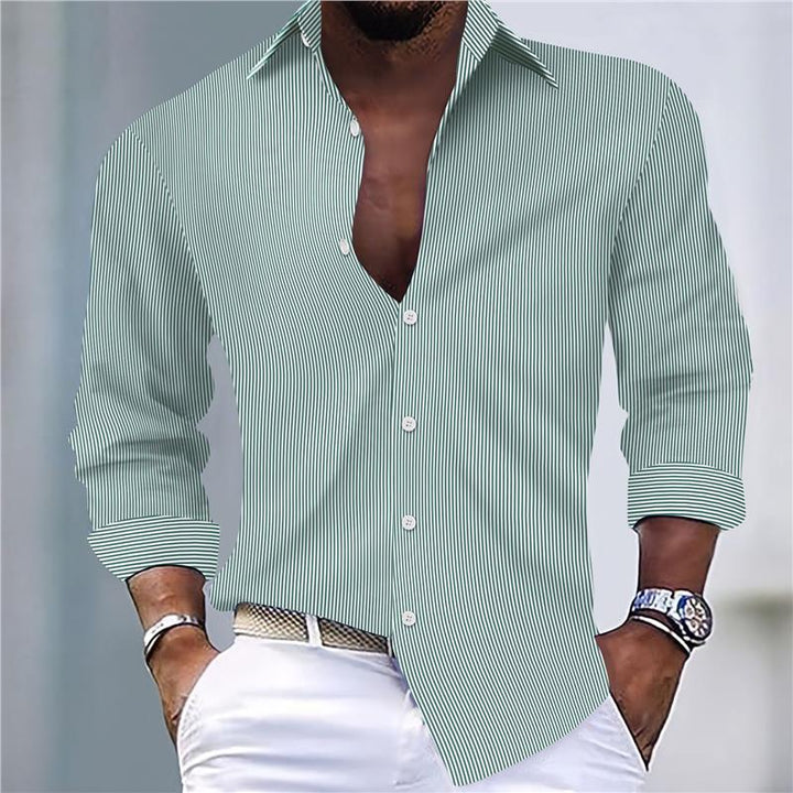 Men's elegant striped shirt made of breathable cotton Lisslune