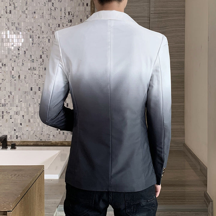 Men's Modern Gradient Blazer Lisslune