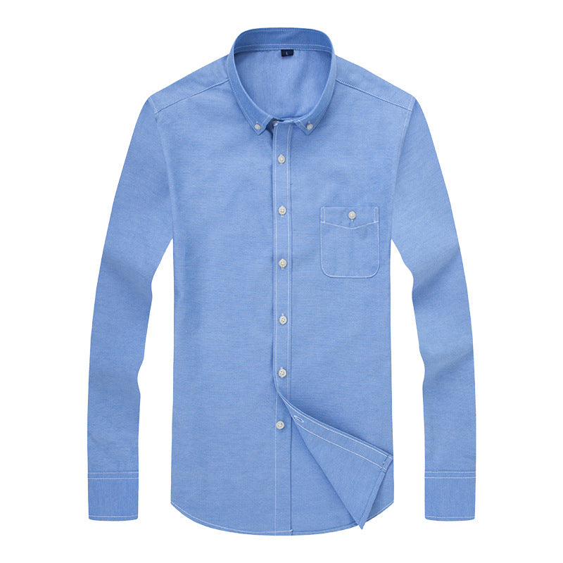 Men's business shirt with button-down collar and chest pocket Lisslune