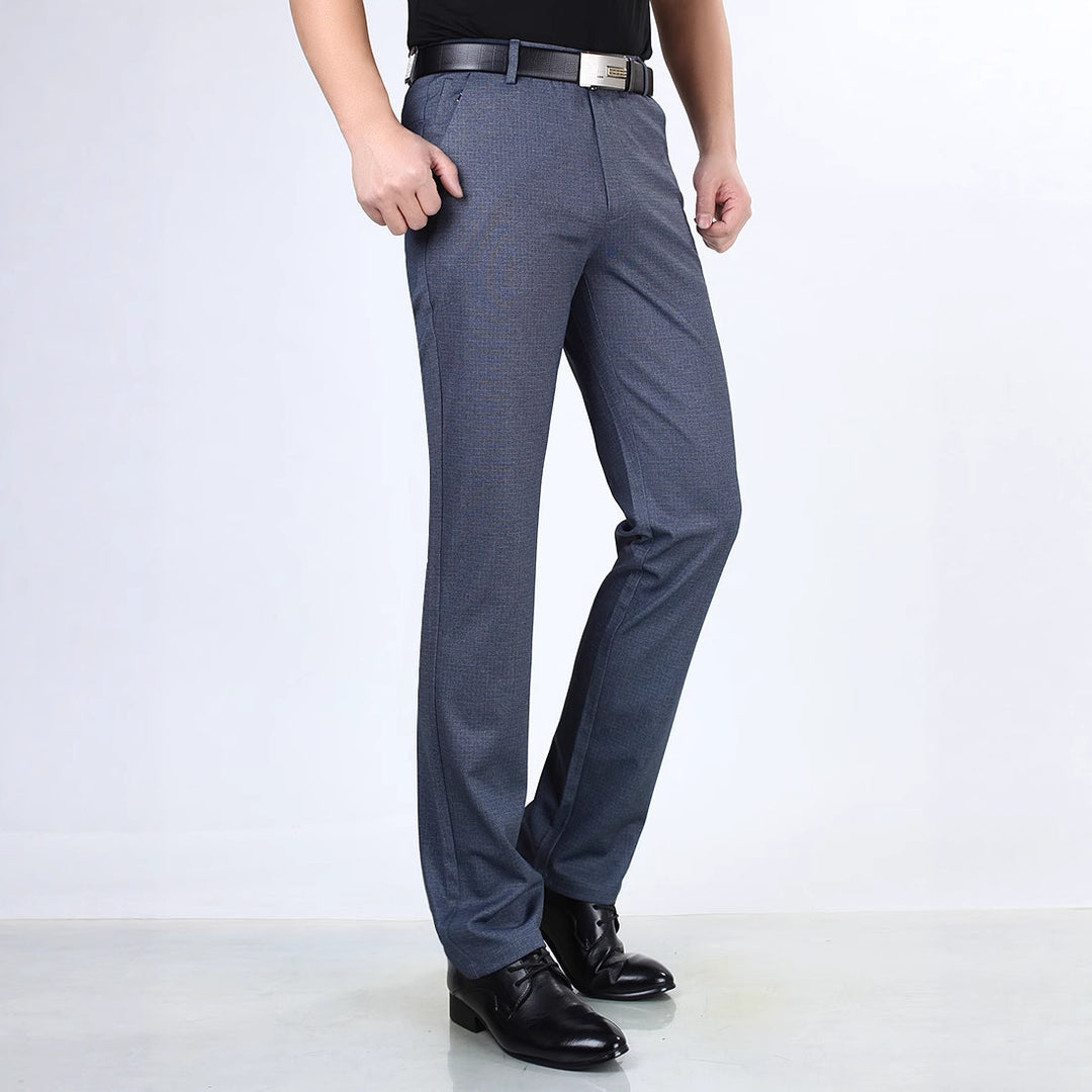 Men's classic suit trousers with innovative elastic waistband Lisslune