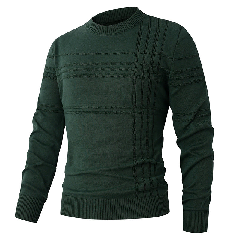 Men's Fashionable Sweater with Textured Design Lisslune
