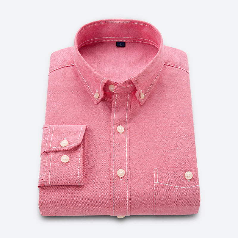 Men's business shirt with button-down collar and chest pocket Lisslune