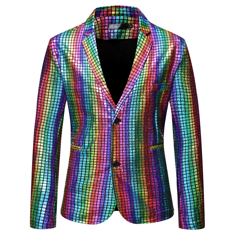 Men's extravagant sequin jacket in modern design Lisslune