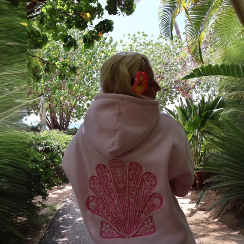 Women's Oversized Hoodie with Creative Graphics and Comfortable Fit Lisslune