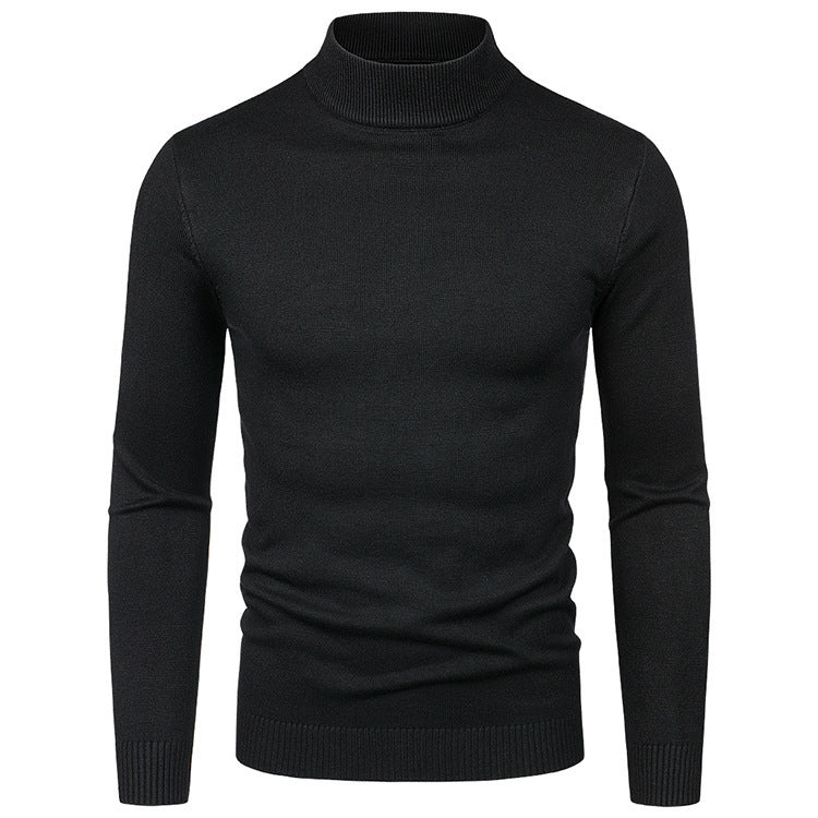 Men's High-Quality Turtleneck Sweater made of fine Cotton Lisslune