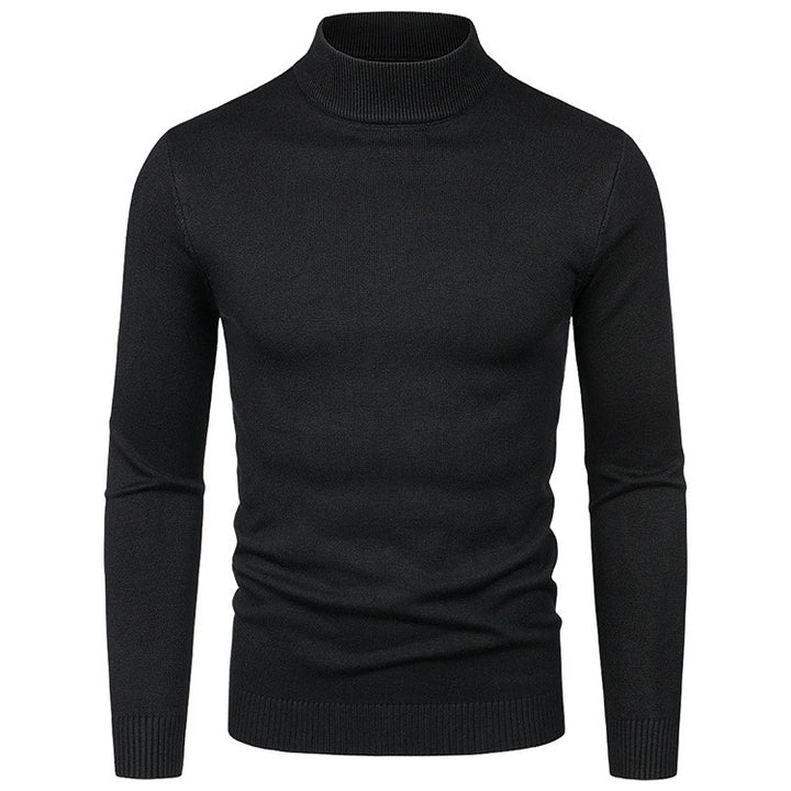 Men's High-Quality Turtleneck Sweater made of fine Cotton Lisslune