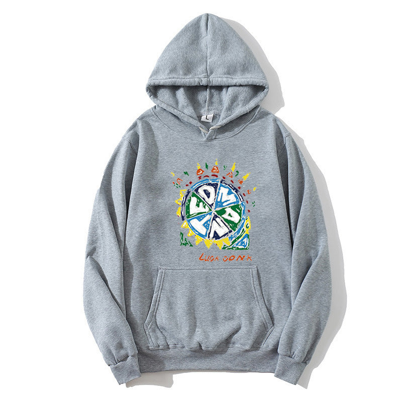 Women's hoodie with creative graphic print Lisslune