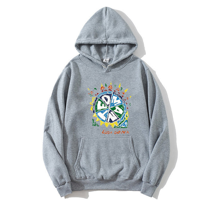 Women's hoodie with creative graphic print Lisslune
