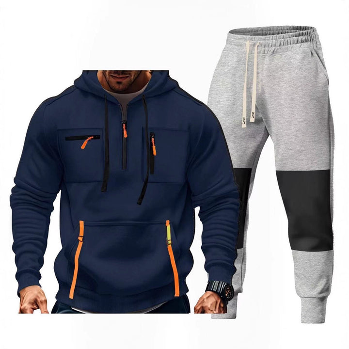 Men's sportswear set with functional pockets Lisslune
