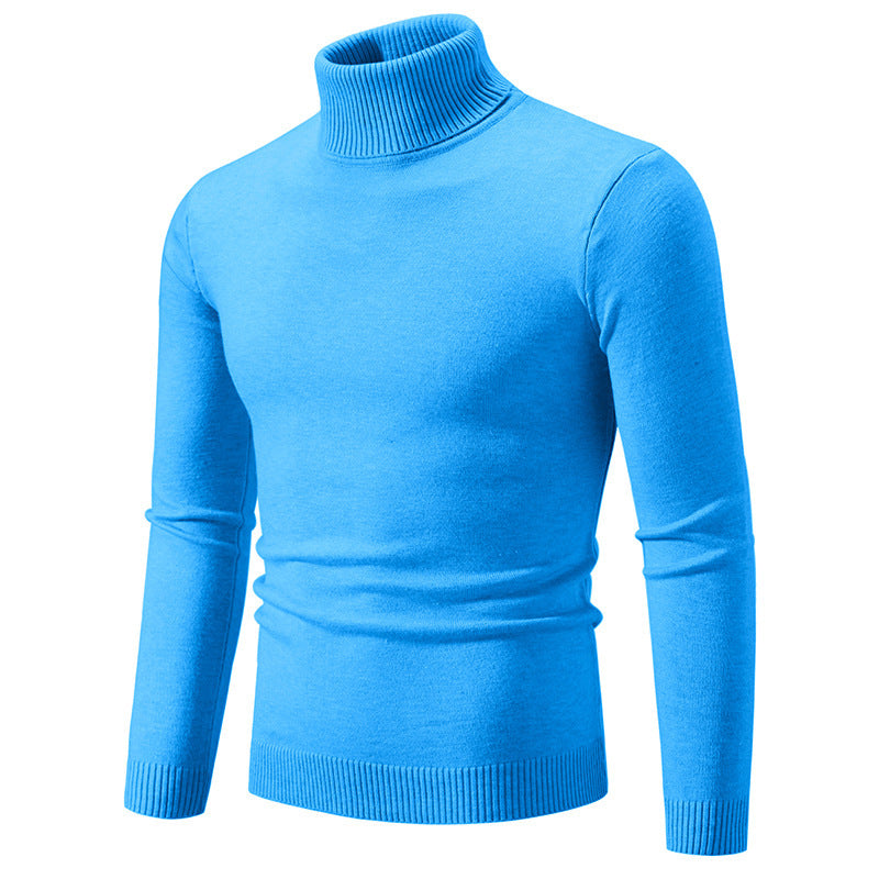 Men's elegant turtleneck sweater made of fine cotton Lisslune