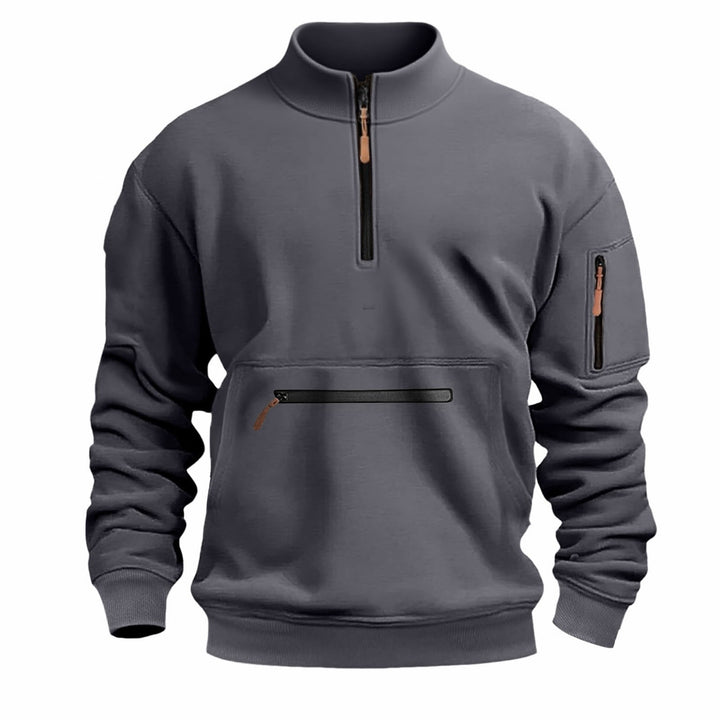 Men's functional sweatshirt with zipper Lisslune