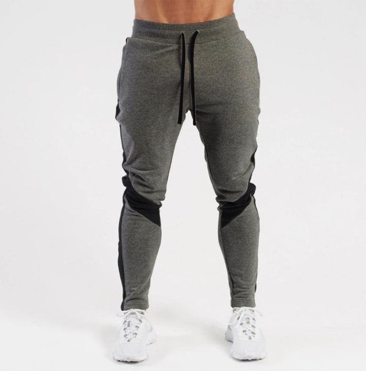 Men's athletic jogging pants with innovative cut and elastic waistband Lisslune