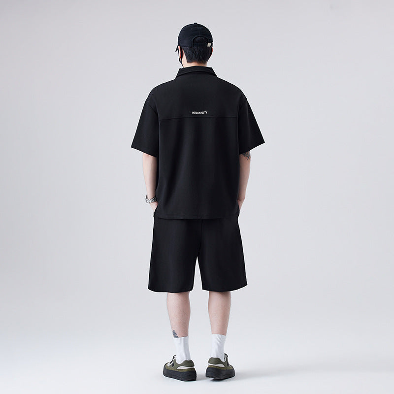 Men's Casual Leisure Set with Breathable Materials Lisslune