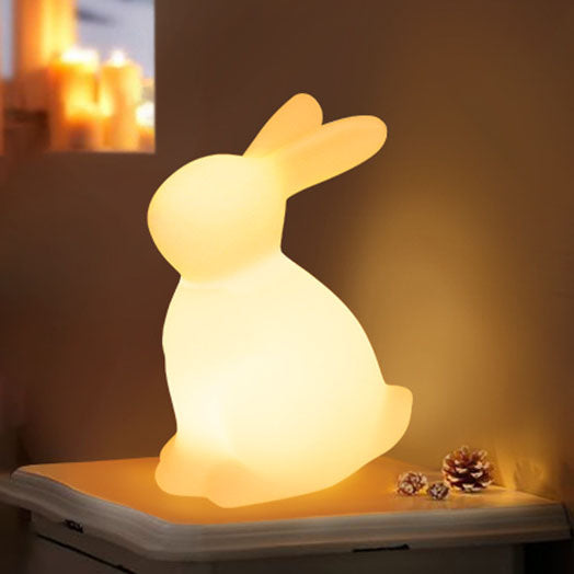 Lisslune | Contemporary Creative Rabbit PE LED Table Lamp for the Bedroom