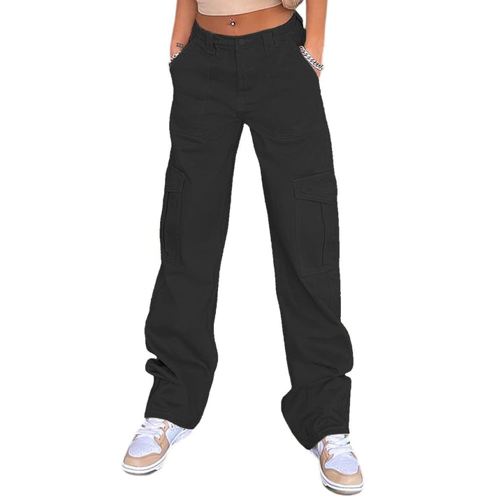 Women's cargo pants with a casual cut and practical side pockets Lisslune