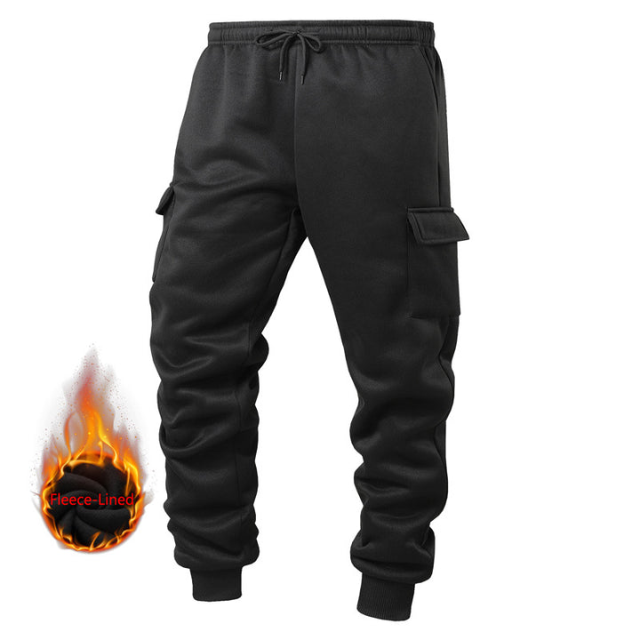 Men's Fleece-Lined Cargo Pants Lisslune