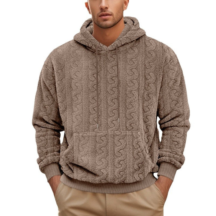 Men's hoodie with soft fleece design and practical kangaroo pockets Lisslune