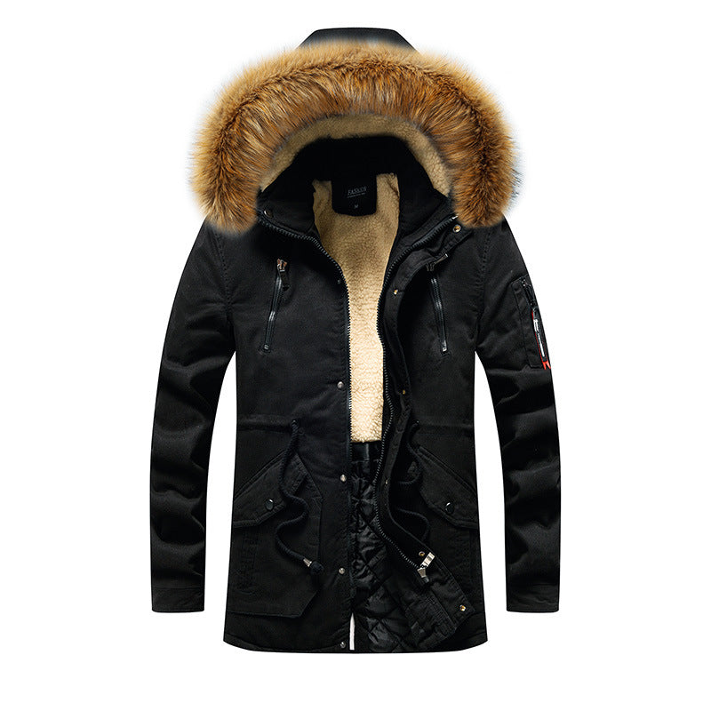 Men's transitional jacket with insulating inner lining and removable hood Lisslune