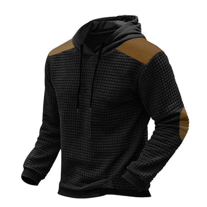 Men's structured hooded sweater with contrast details Lisslune