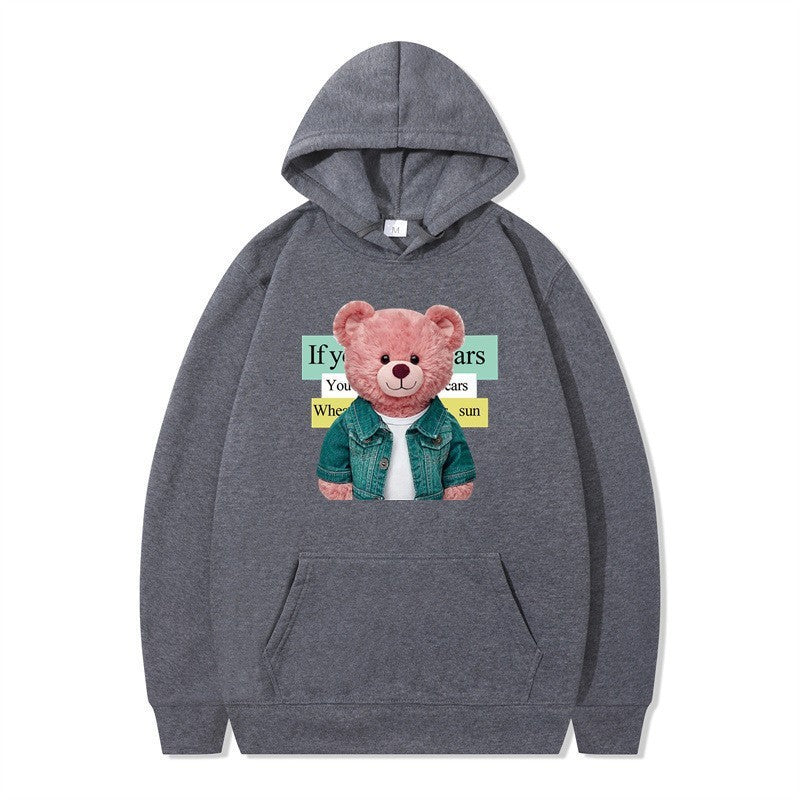 Women Hoodie with cute bear motif Lisslune