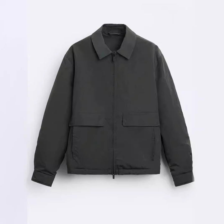 Men's casual jacket with practical pockets and modern cut Lisslune