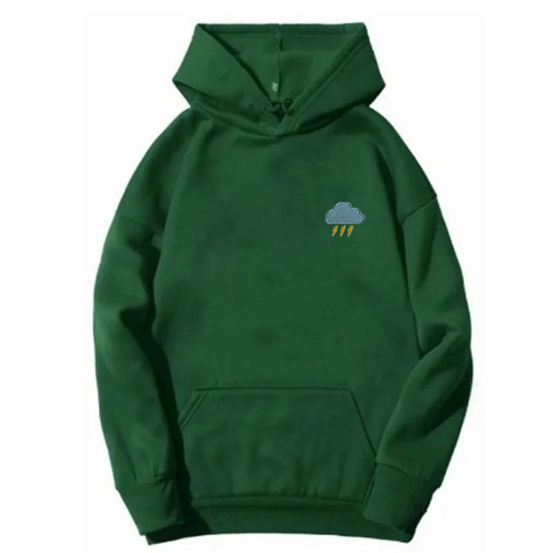 Ladies hoodie with creative cloud design Lisslune