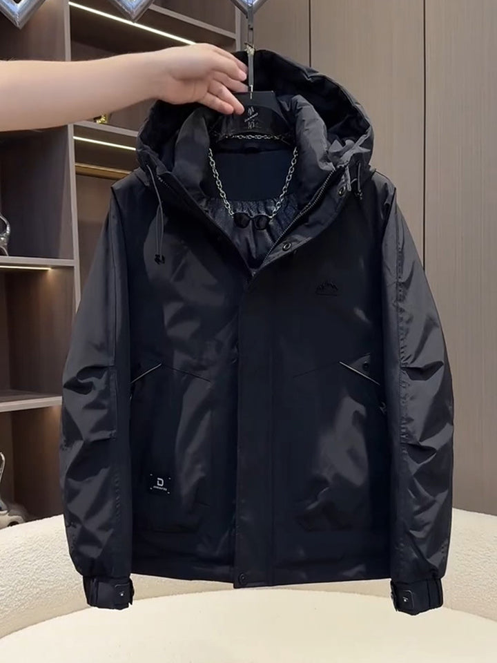 Men's Technical Functional Jacket with Insulating Hood Lisslune