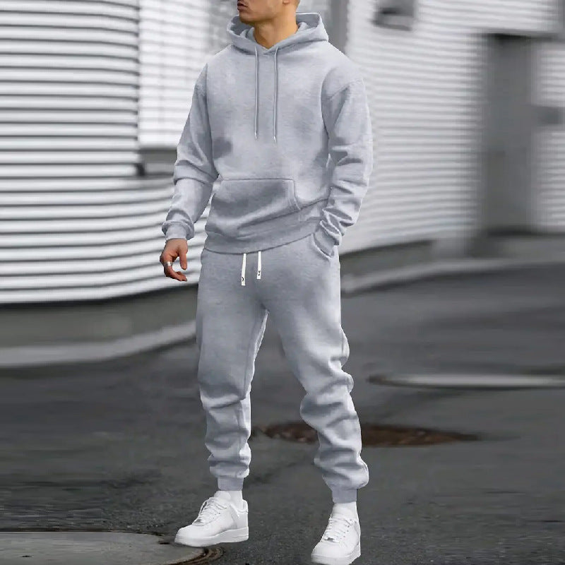 Men's sporty hoodie tracksuit made of high-quality sweat fabric Lisslune