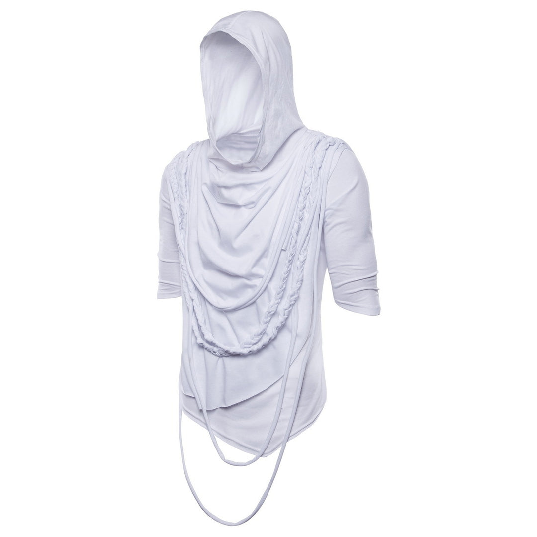 Men's hoodie with innovative design and unique draping Lisslune