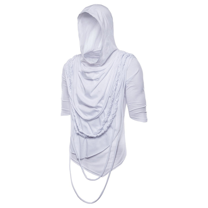 Men's hoodie with innovative design and unique draping Lisslune