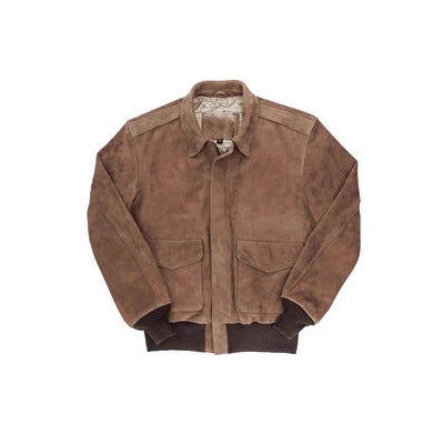 Men's suede jacket with high-quality craftsmanship and practical pockets Lisslune