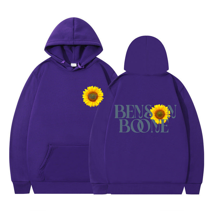 Women's hoodie with unique sunflower design and comfortable fit Lisslune