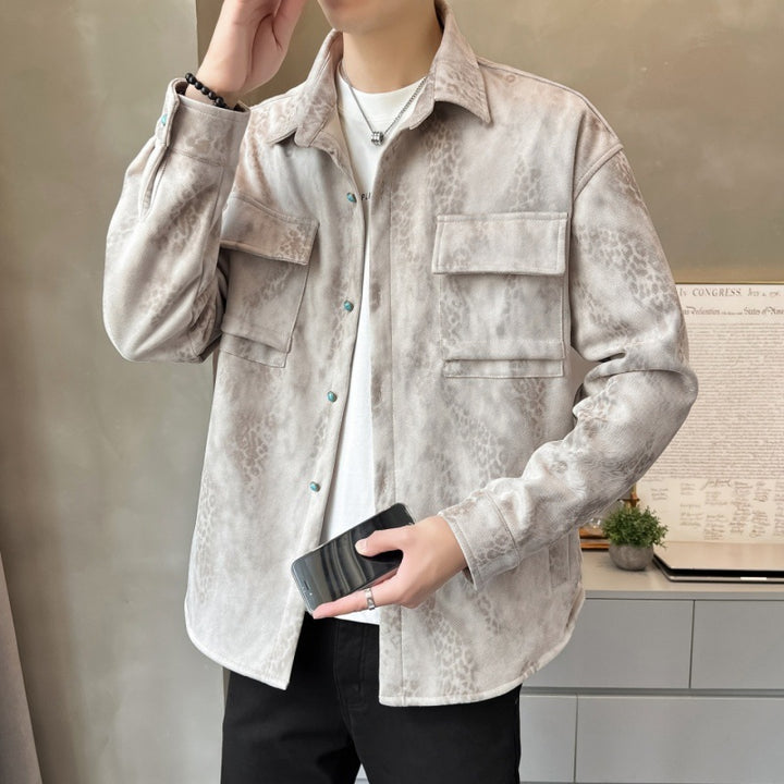 Men's Casual Overshirt Lisslune