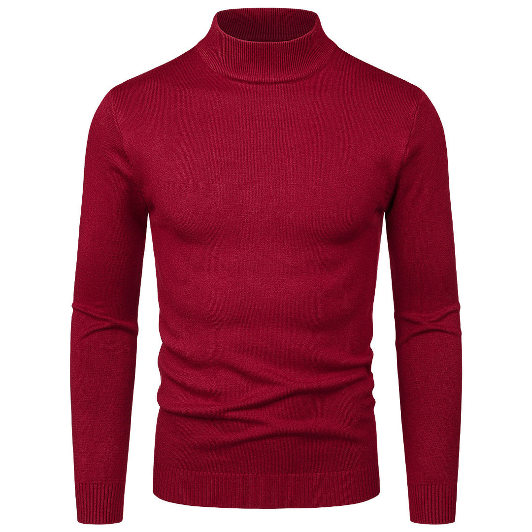 Men's High-Quality Turtleneck Sweater made of fine Cotton Lisslune