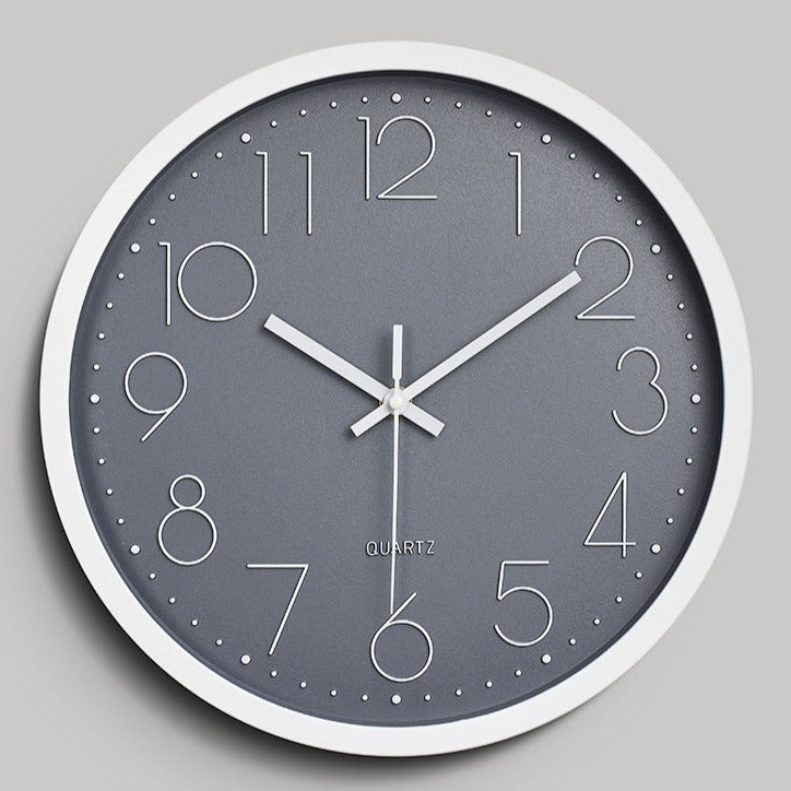 Lisslune | Simple Design 3D Silent Classroom Wall Clock 30 cm