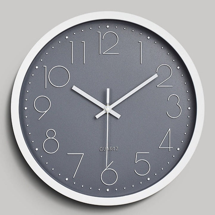 Lisslune | Simple Design 3D Silent Classroom Wall Clock 30 cm