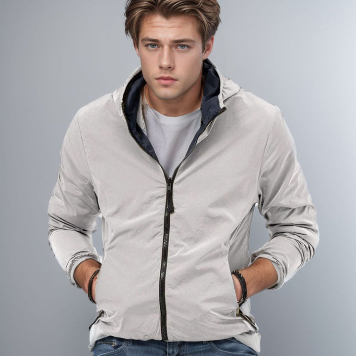Men's lightweight transitional jacket with practical pockets Lisslune